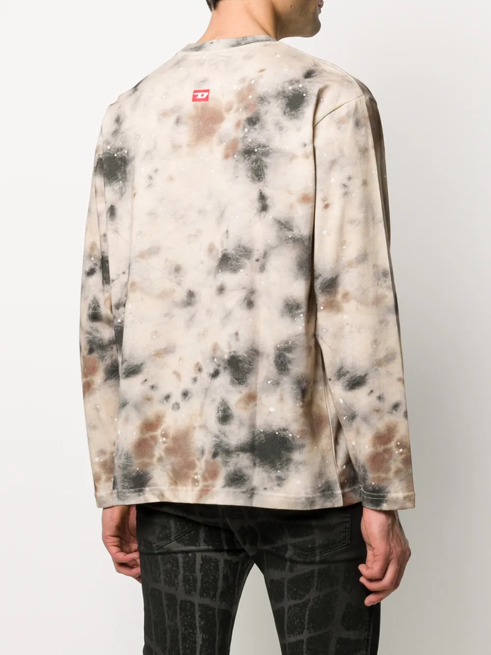 фото Diesel red tag x a-cold-wall* tie-dye sweatshirt