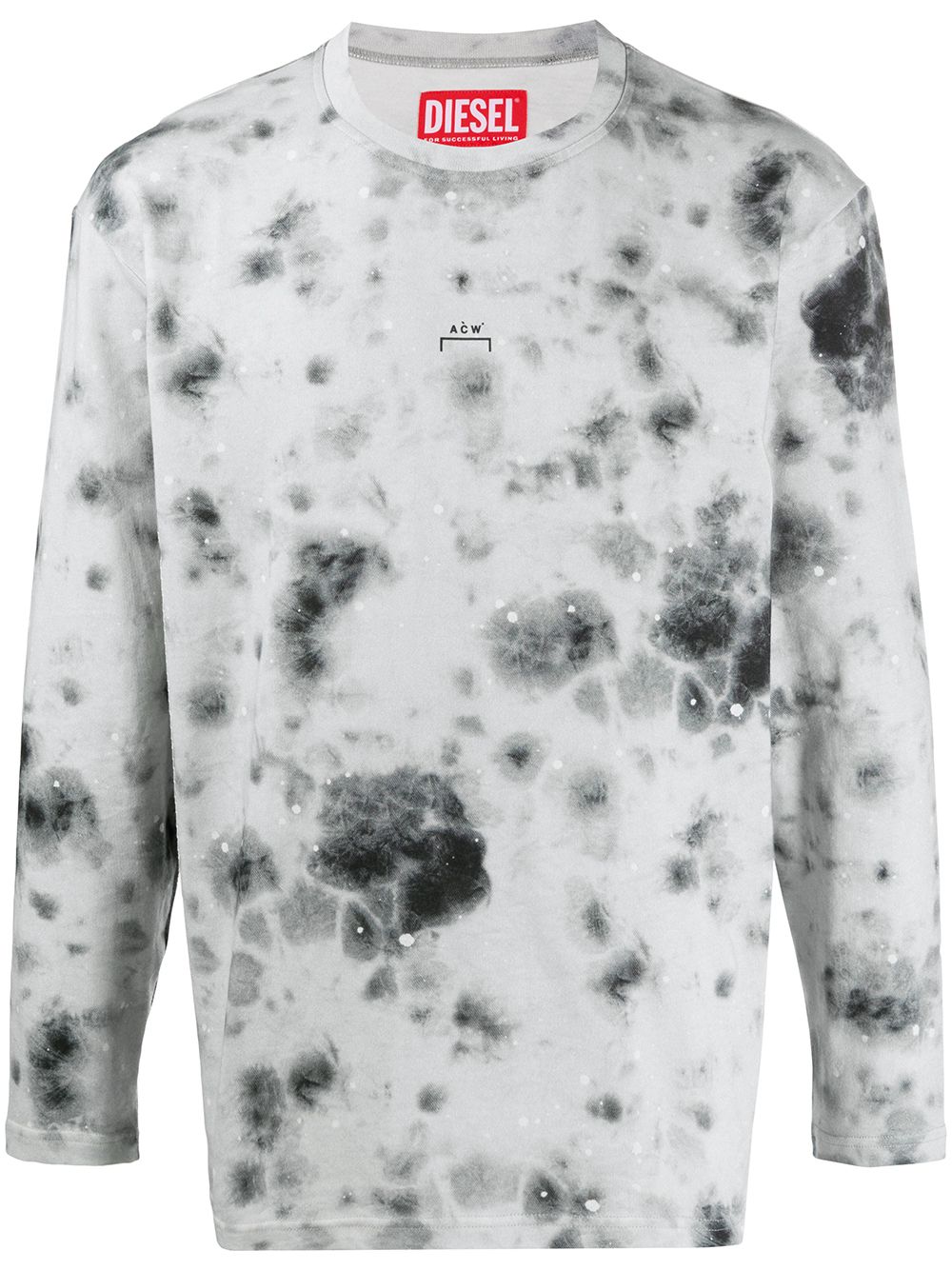 фото Diesel red tag x a-cold-wall* tie-dye sweatshirt