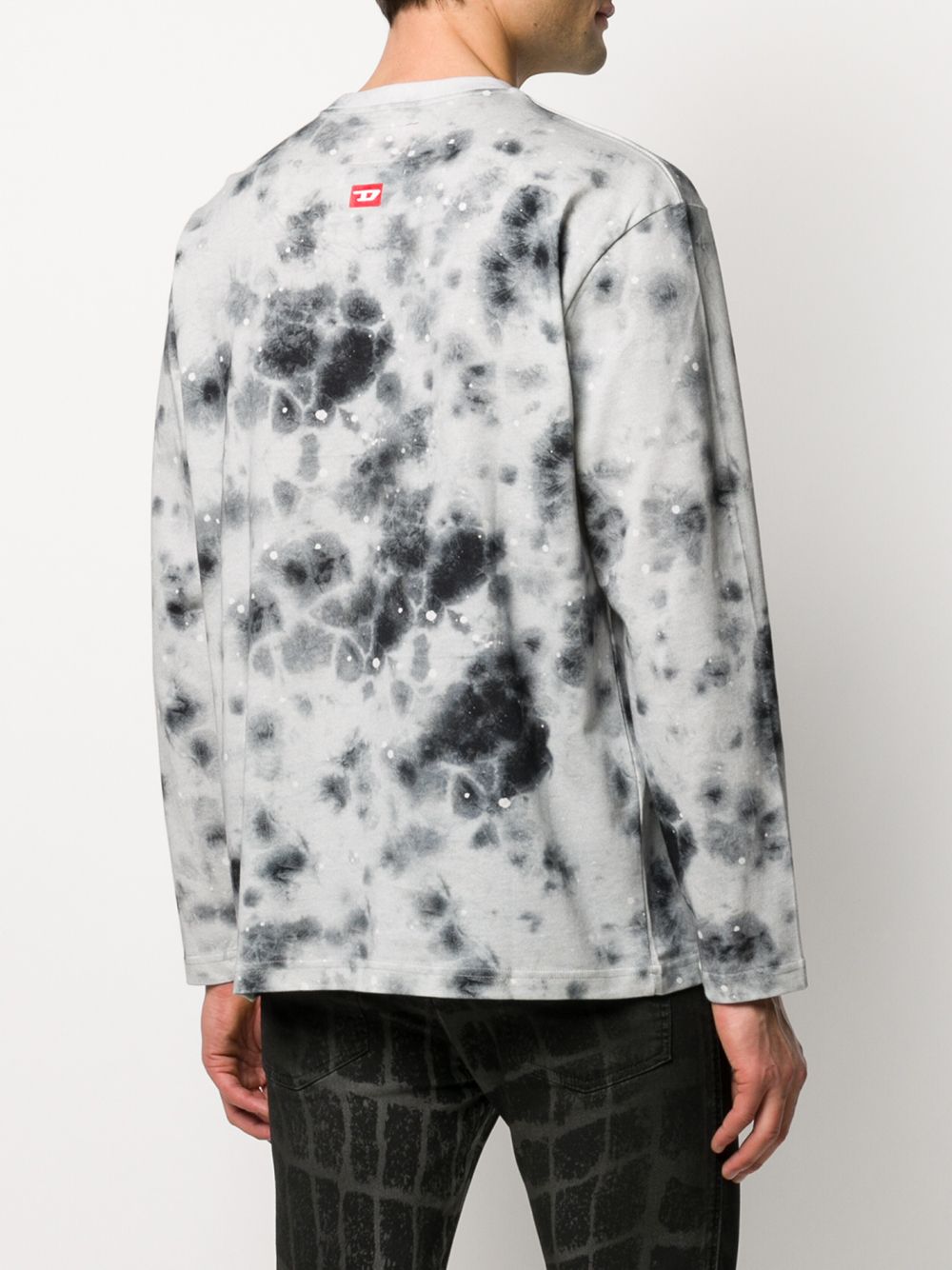 фото Diesel red tag x a-cold-wall* tie-dye sweatshirt