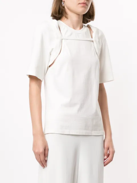 Shop Dion Lee Rib Holster T Shirt With Express Delivery Farfetch