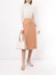 الصورة 2 من Dion Lee سويت شيرت منسوج ومضلع بأكمام طويلة