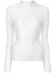 الصورة 1 من Dion Lee سويت شيرت منسوج ومضلع بأكمام طويلة