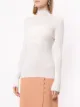 Dion Lee سويت شيرت منسوج ومضلع بأكمام طويلة