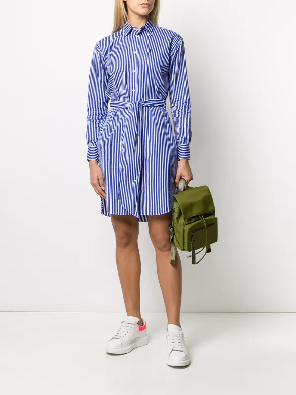 ralph lauren stretch denim shirtdress