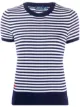 الصورة 1 من Polo Ralph Lauren بلوزة مخططة بأكمام قصيرة