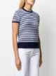 Polo Ralph Lauren بلوزة مخططة بأكمام قصيرة
