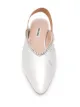Miu Miu slingback leather ballerina shoes