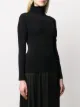 Pleats Please Issey Miyake fitted turtle-neck top