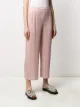 Pleats Please Issey Miyake pleated cropped trousers