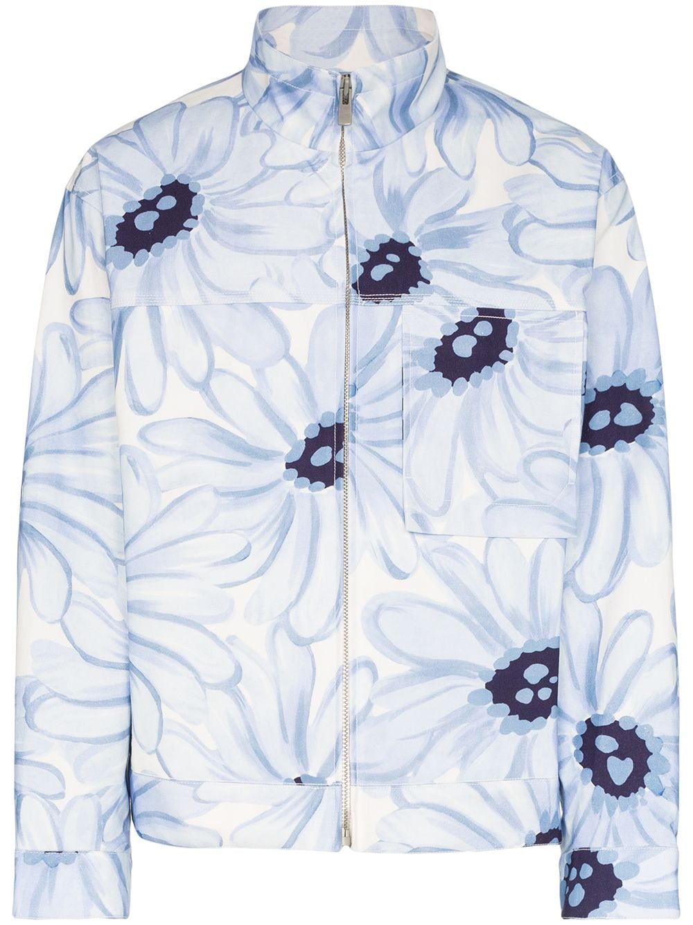 фото Jacquemus куртка le blouson valensole с цветочным принтом