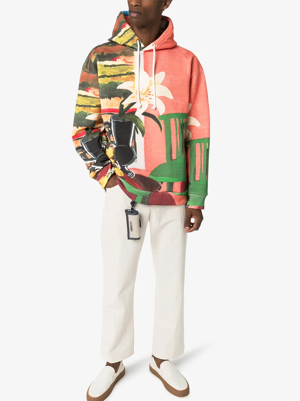 JACQUEMUS JACQUEMUS LE SWEAT TABLEAU PRINT HOODIE,205JS092054883314864416