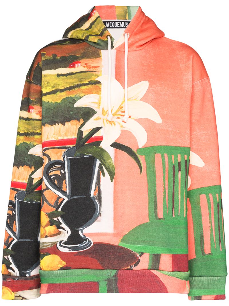 JACQUEMUS LE SWEAT TABLEAU PRINT HOODIE