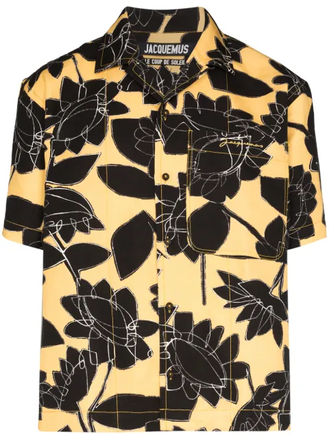 jacquemus yellow shirt