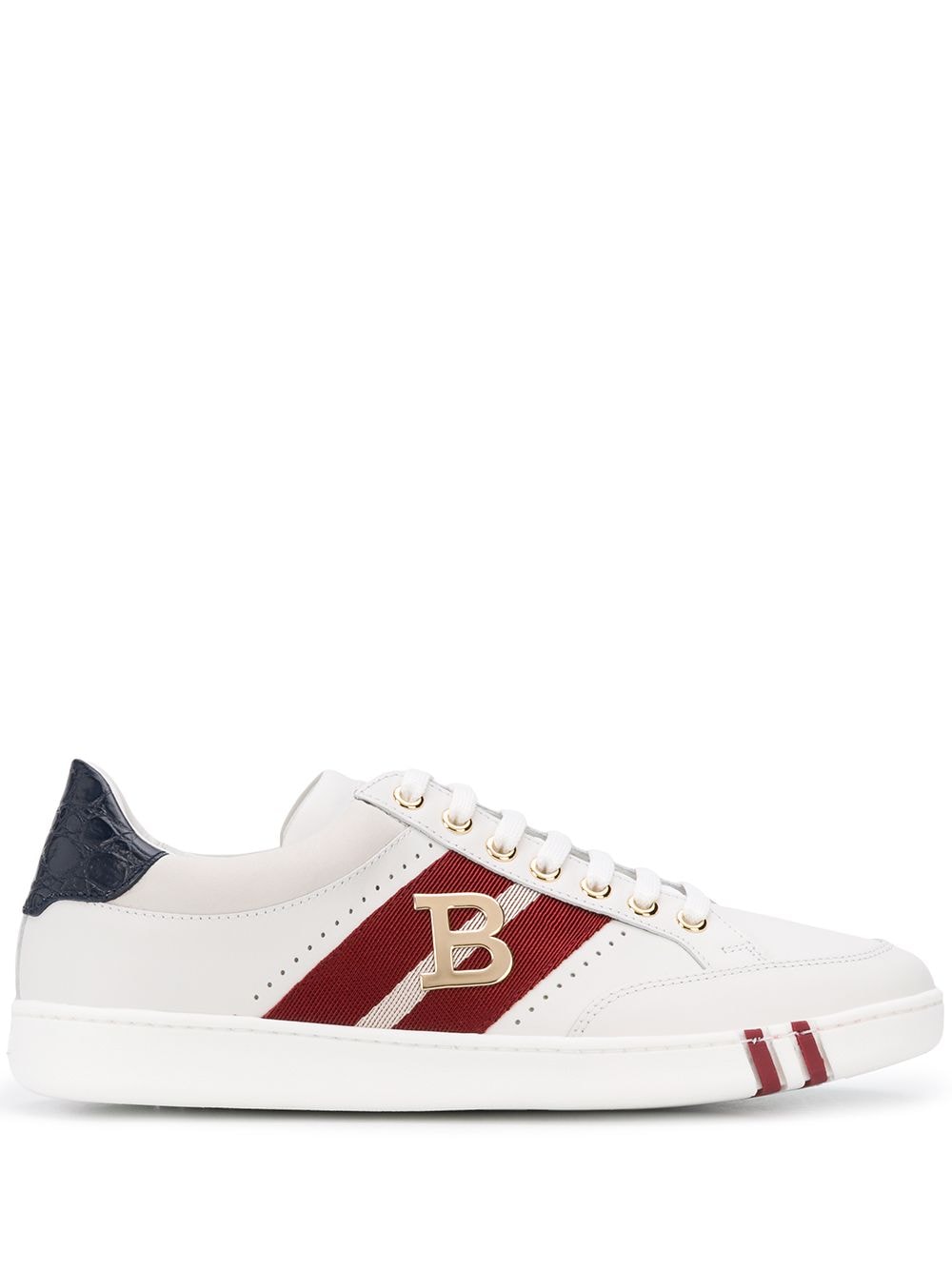 BALLY SNEAKERS MIT LOGO-SCHILD