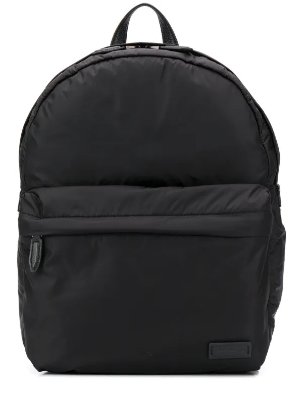 black lightweight backpack