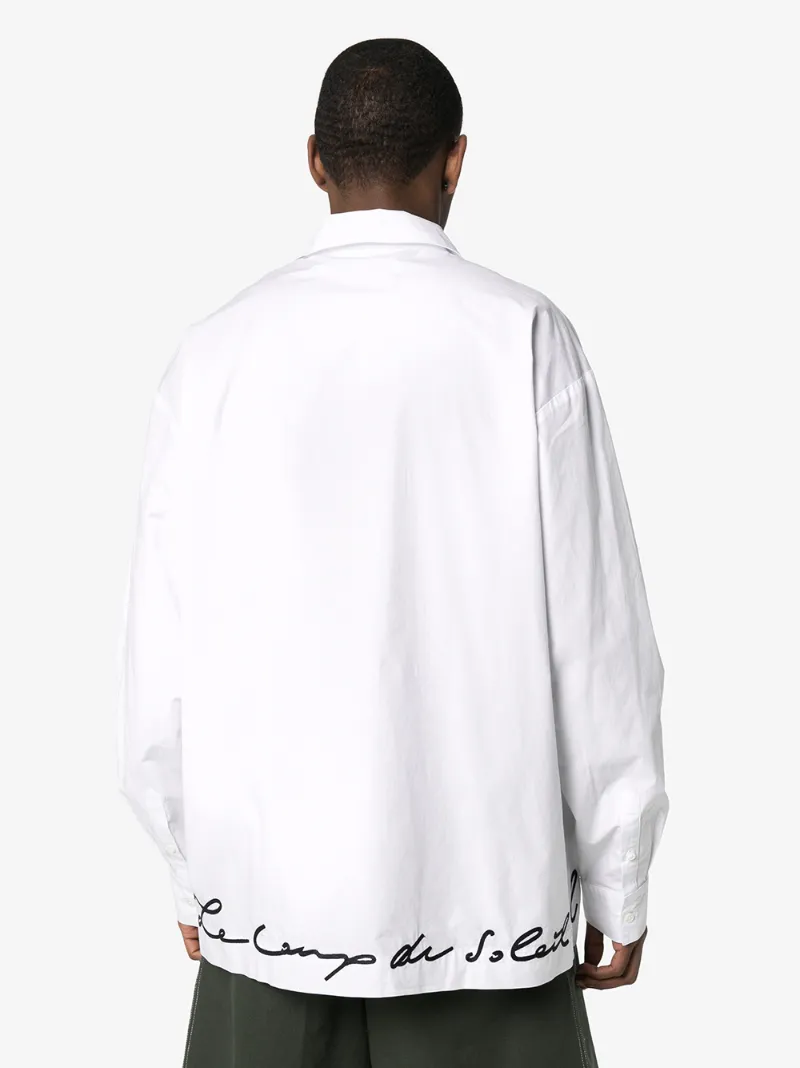 JACQUEMUS LA CHEMISE COUP DE SOLEIL EMBROIDERED SHIRT
