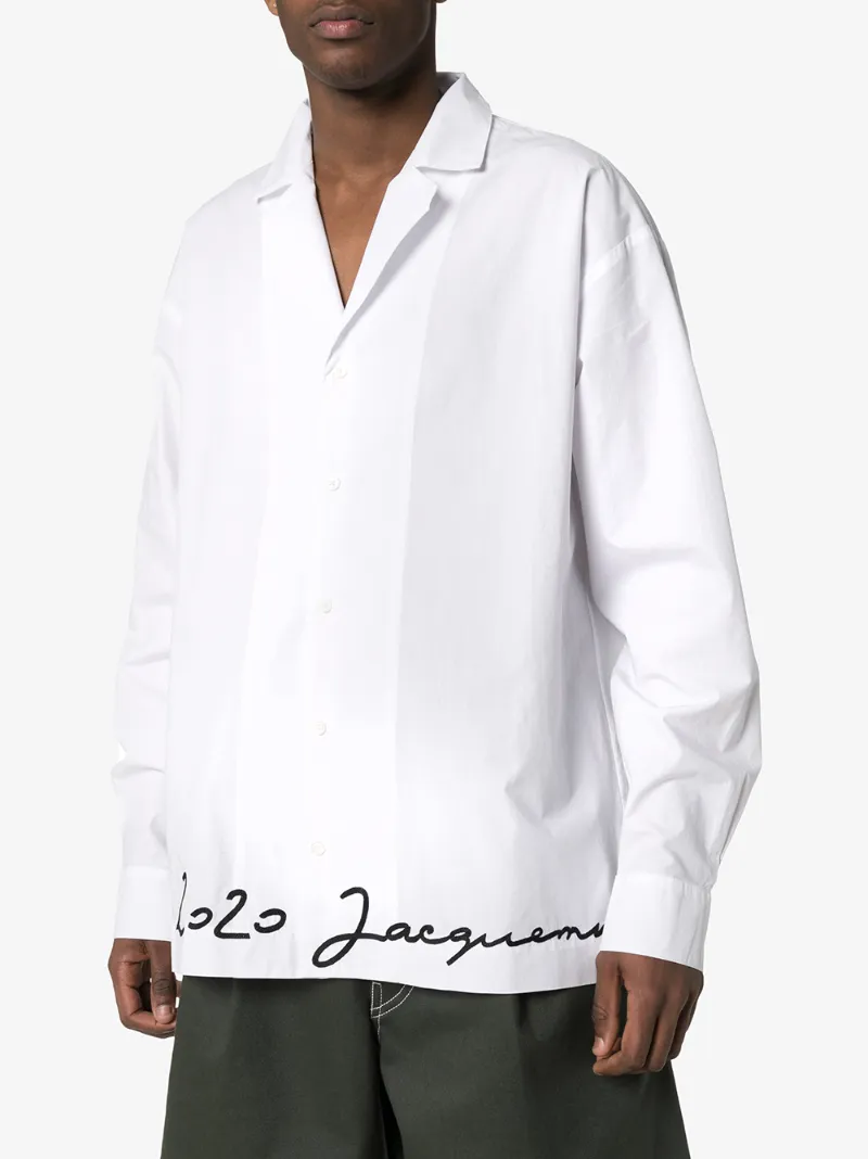 JACQUEMUS LA CHEMISE COUP DE SOLEIL EMBROIDERED SHIRT