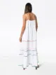 Araks Zoelle stripe-trim maxi dress
