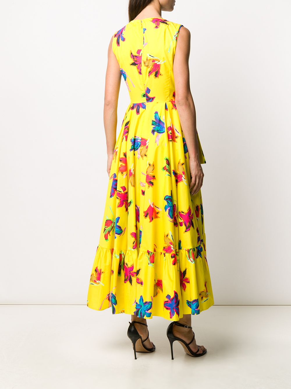 фото Talbot runhof платье boma с цветочным принтом