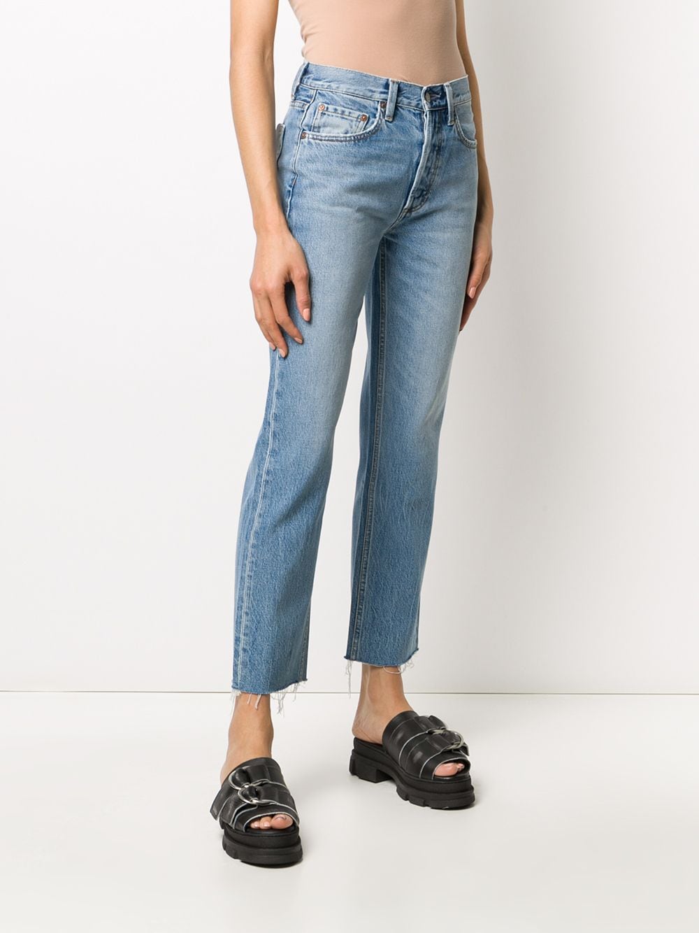 фото Boyish denim укороченные джинсы gilda