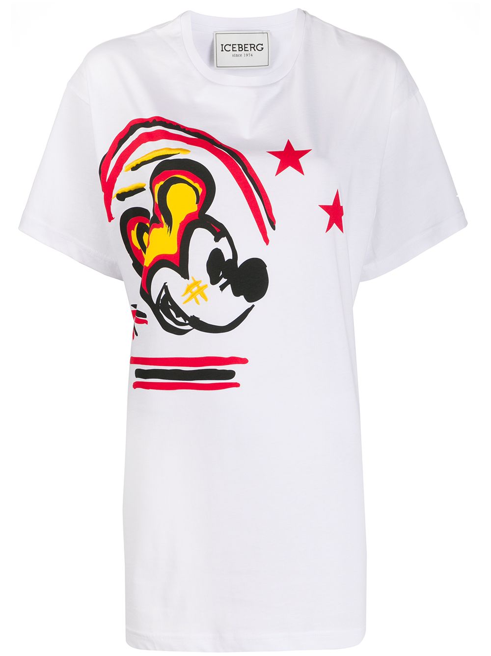 ICEBERG MICKEY MOUSE LONG FIT T-SHIRT