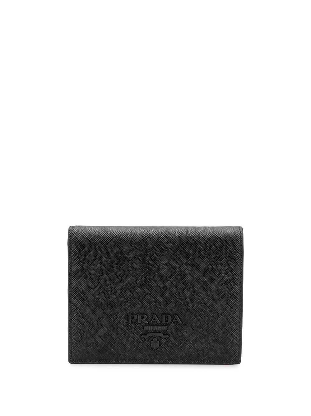 фото Prada компактный кошелек с металлическим логотипом