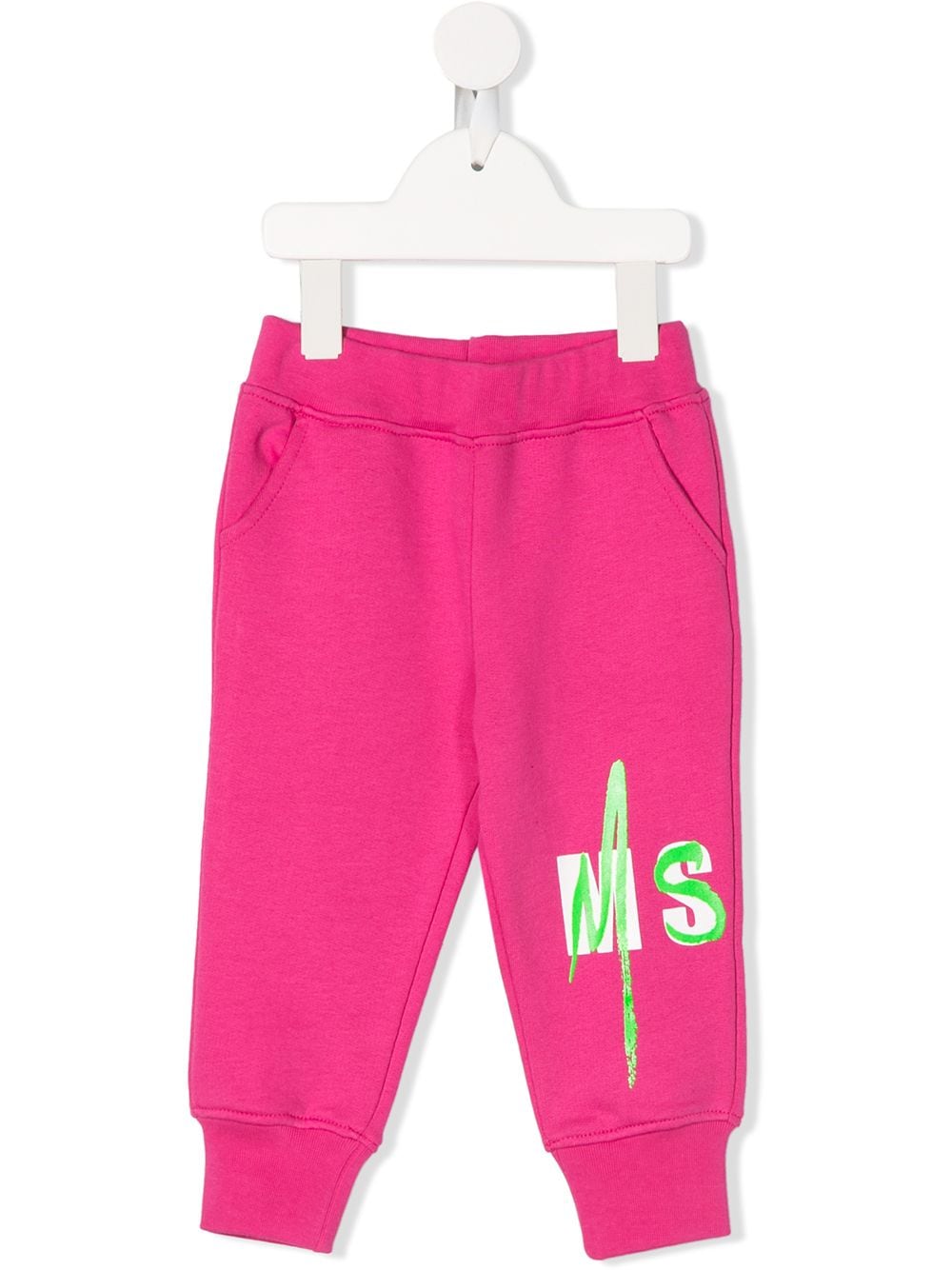 фото Msgm kids брюки с логотипом