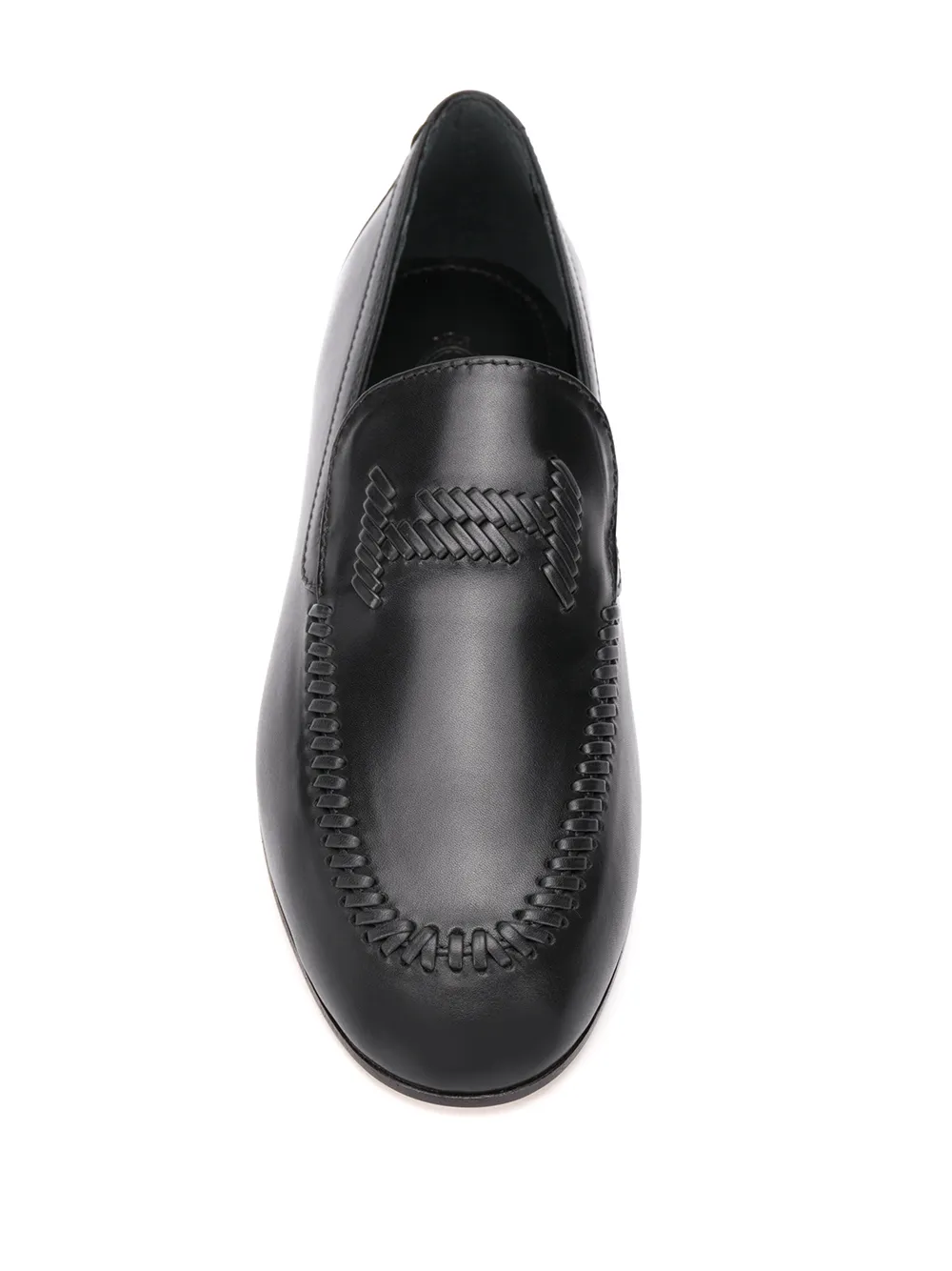 Tod's Loafers met logo Zwart