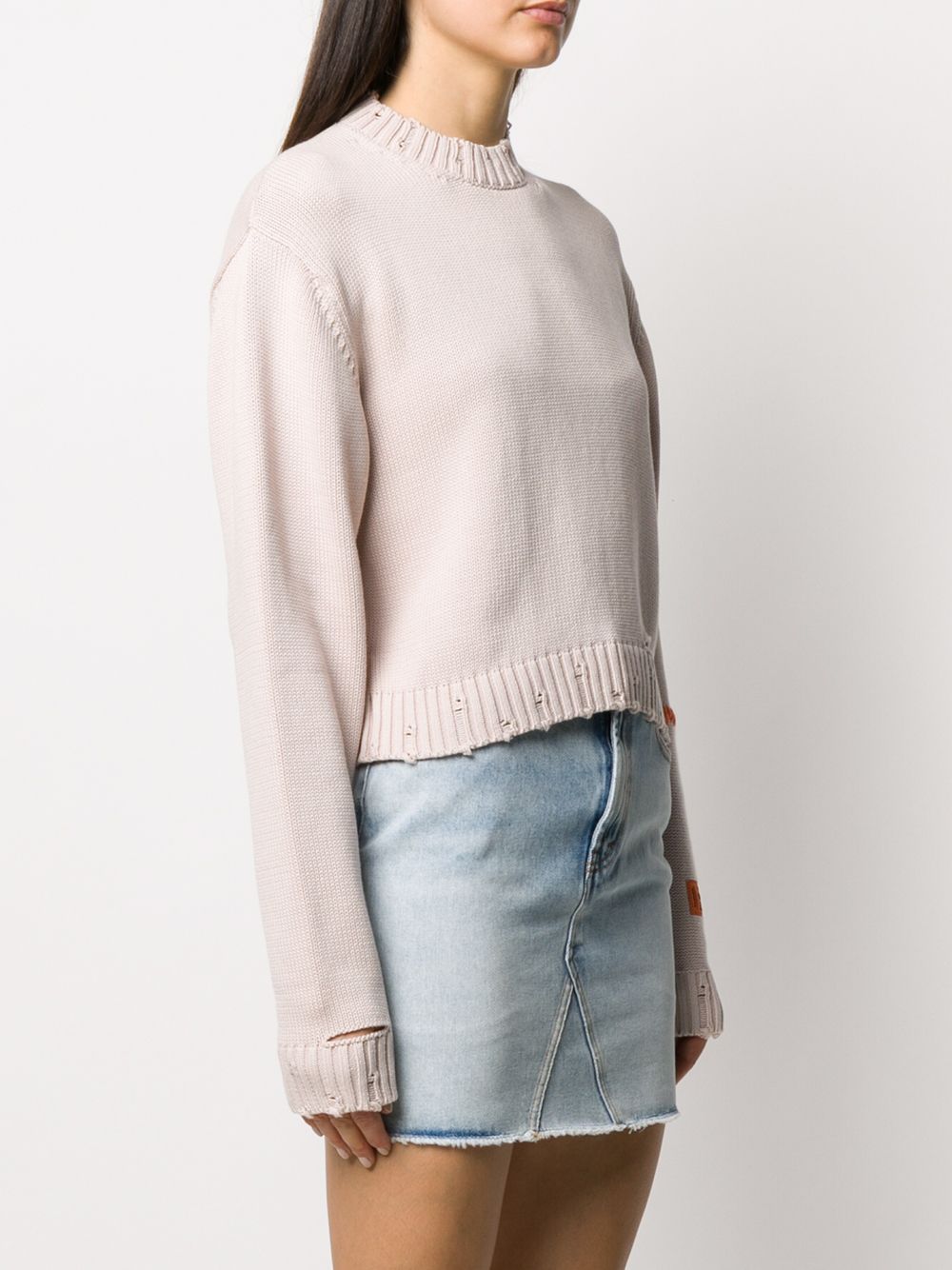 фото Heron preston distressed knitted jumper