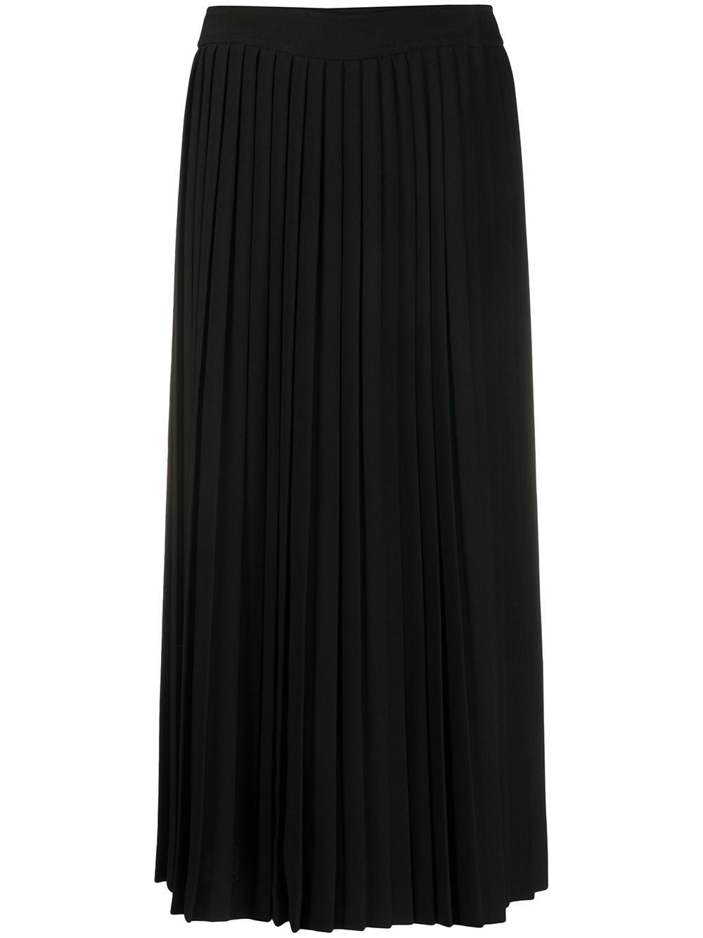 PRADA PLEATED MIDI SKIRT