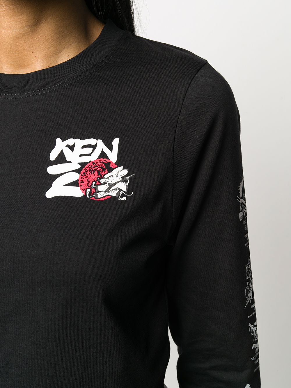 фото Kenzo cropped long-sleeve t-shirt