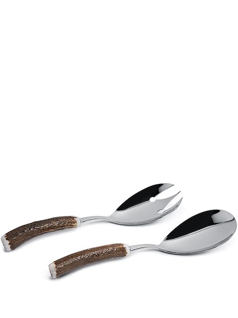 Lorenzi Milano Salat-Set aus Horn