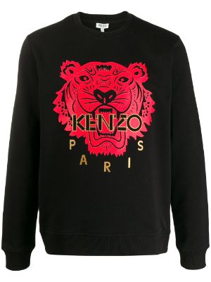 red kenzo sweatshirt mens