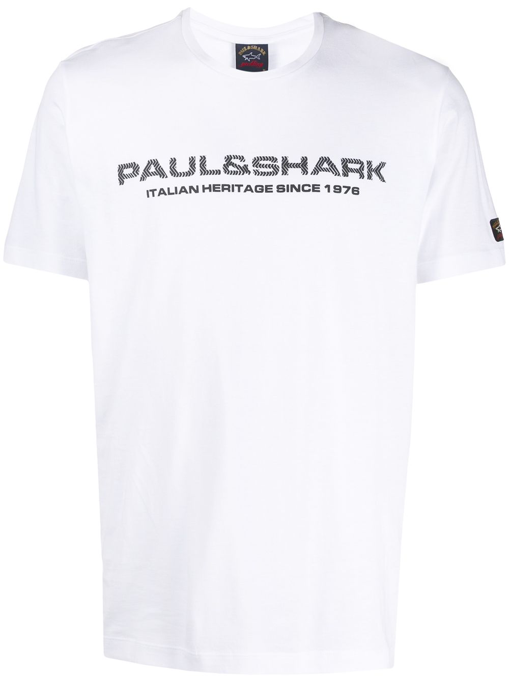 Paul & Shark Printed T-shirt In White