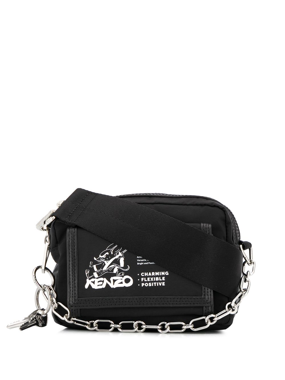 фото Kenzo сумка через плечо с цепочкой и логотипом