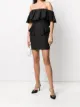 Afbeelding 2 van Alexandre Vauthier Mini-jurk met gedrapeerde afwerking