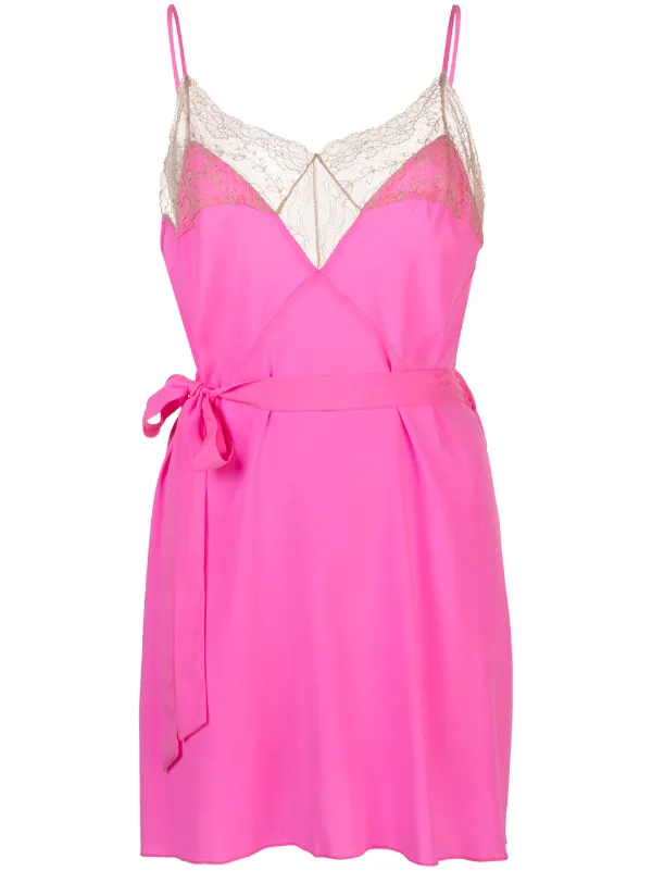 pink cami dress