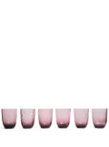 NasonMoretti Idra water glass - set of six - Pink