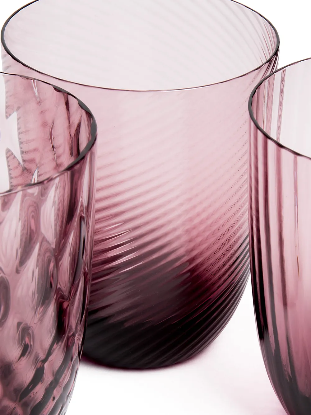 NasonMoretti Set van zes waterglazen - Roze