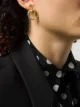 Sapir Bachar Sun asymmetric earrings