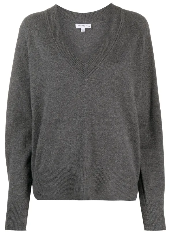 equipment v neck cashmere sweater