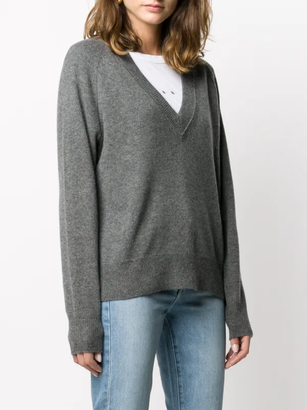 equipment madalene v neck sweater