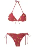 Amir Slama triangle bikini set - Red