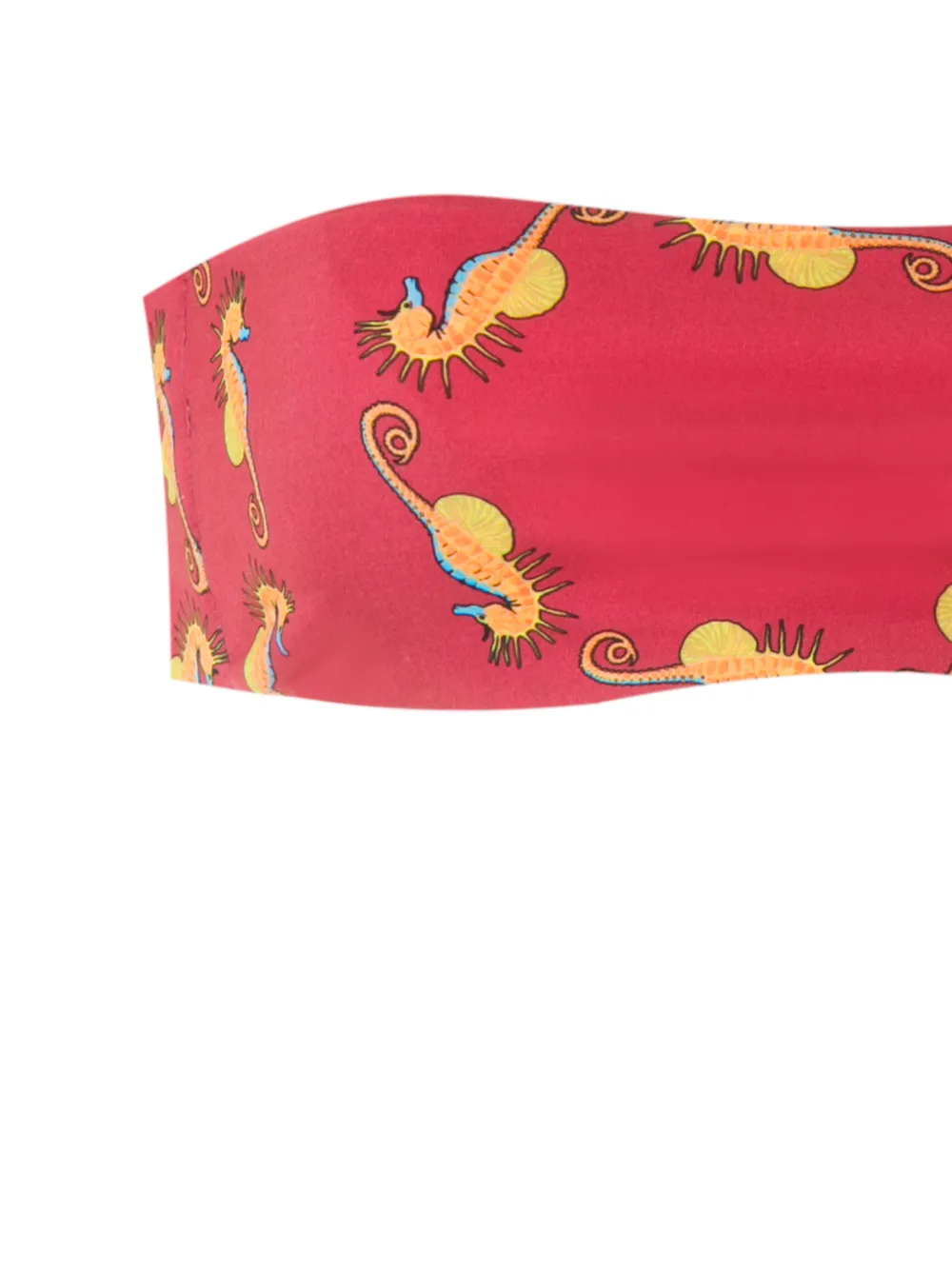 Amir Slama Strapless bikini Rood
