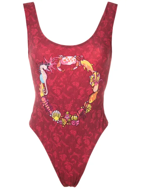 Amir Slama u-neck one piece