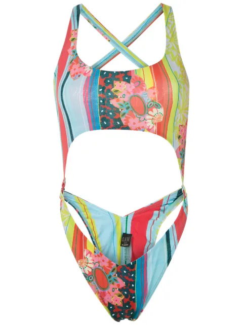 Amir Slama Maio crisscross swimsuit