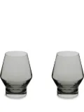 Nude Beak set of 2 glasses - Grey