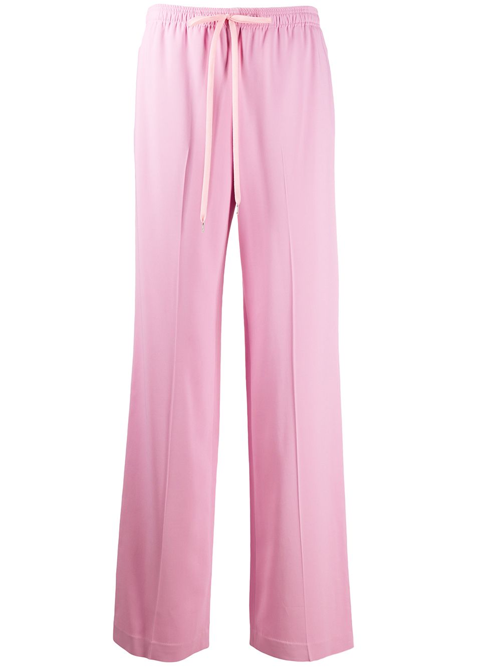 ERMANNO SCERVINO ELASTICATED WAIST STRAIGHT TROUSERS