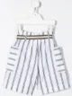 Image 2 of Brunello Cucinelli Kids striped belted shorts