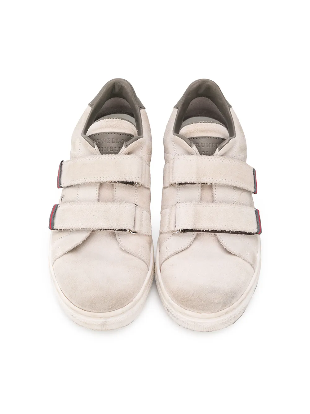 фото Brunello cucinelli kids touch-strap sneakers